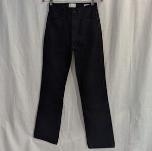 Frame Le Italien Black Flare Jeans Size 24